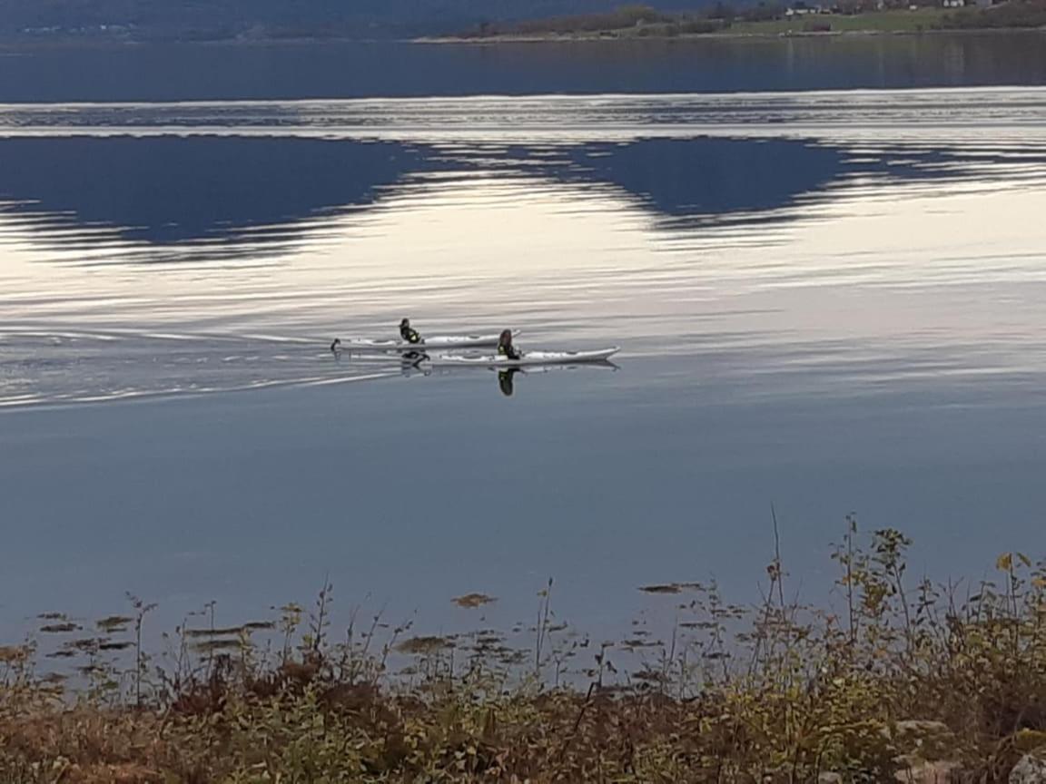 Feriehus Ved Sjoen Tomra Экстерьер фото